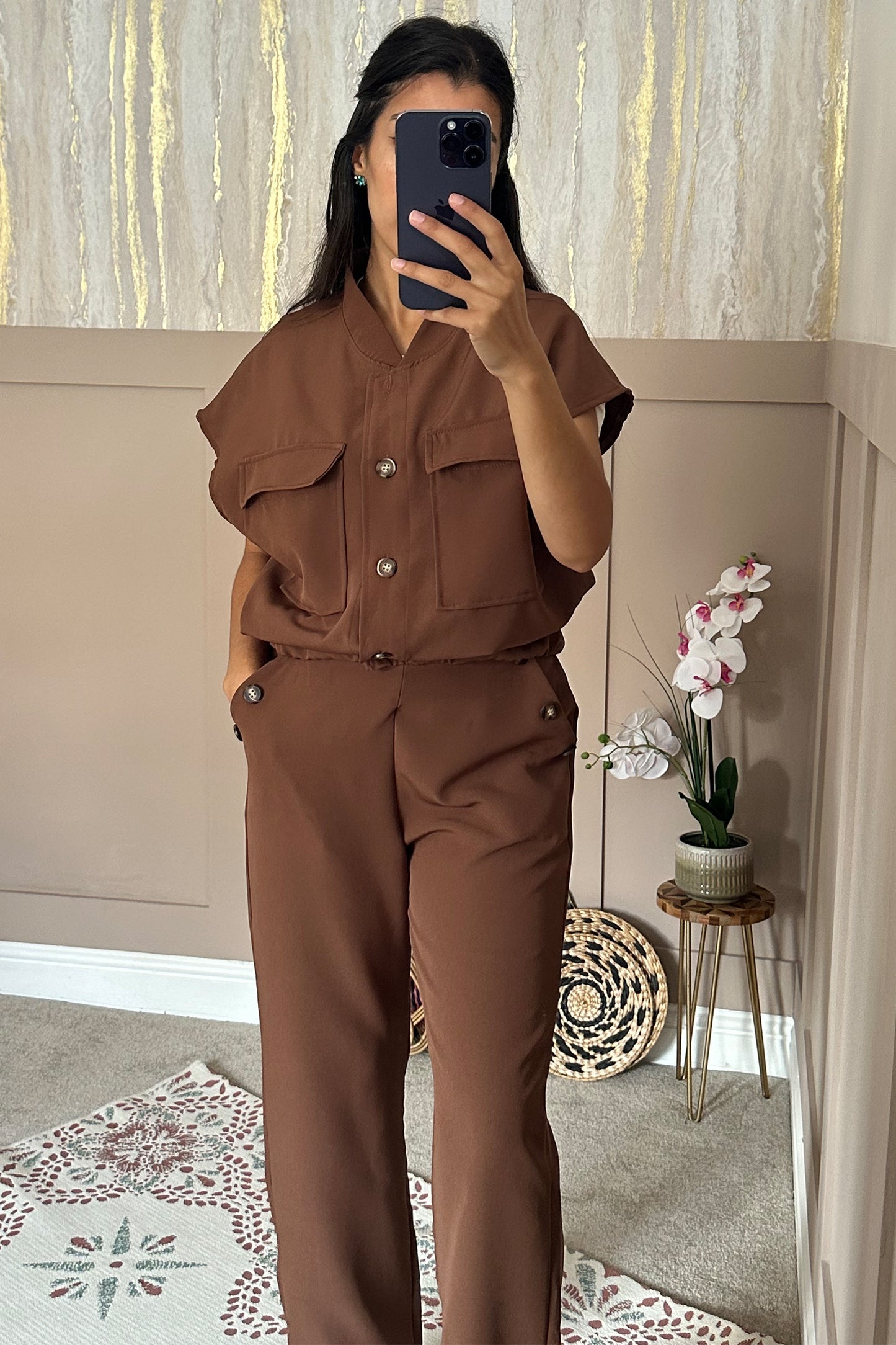 Esme Co-ord - Chocolate