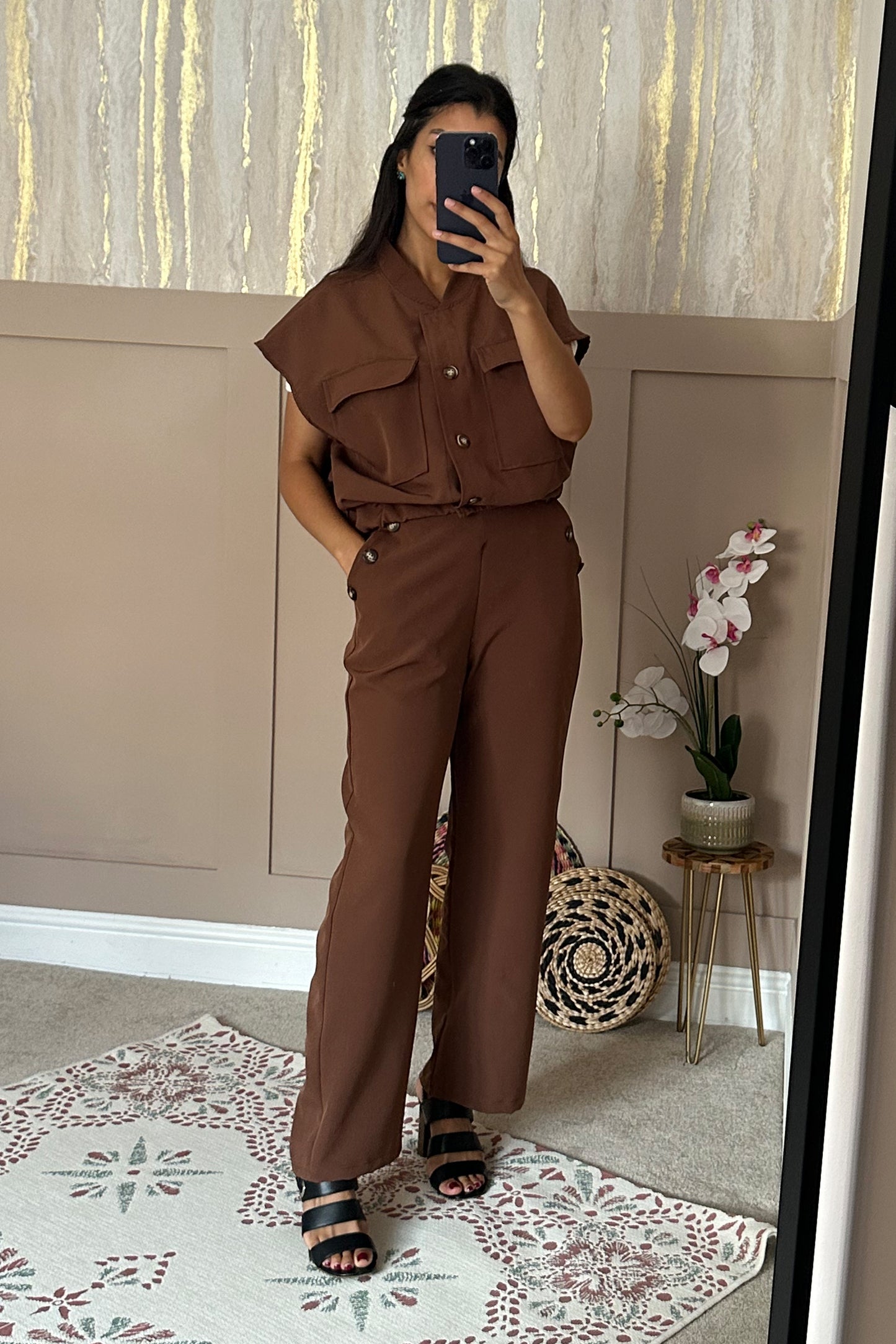 Esme Co-ord - Chocolate