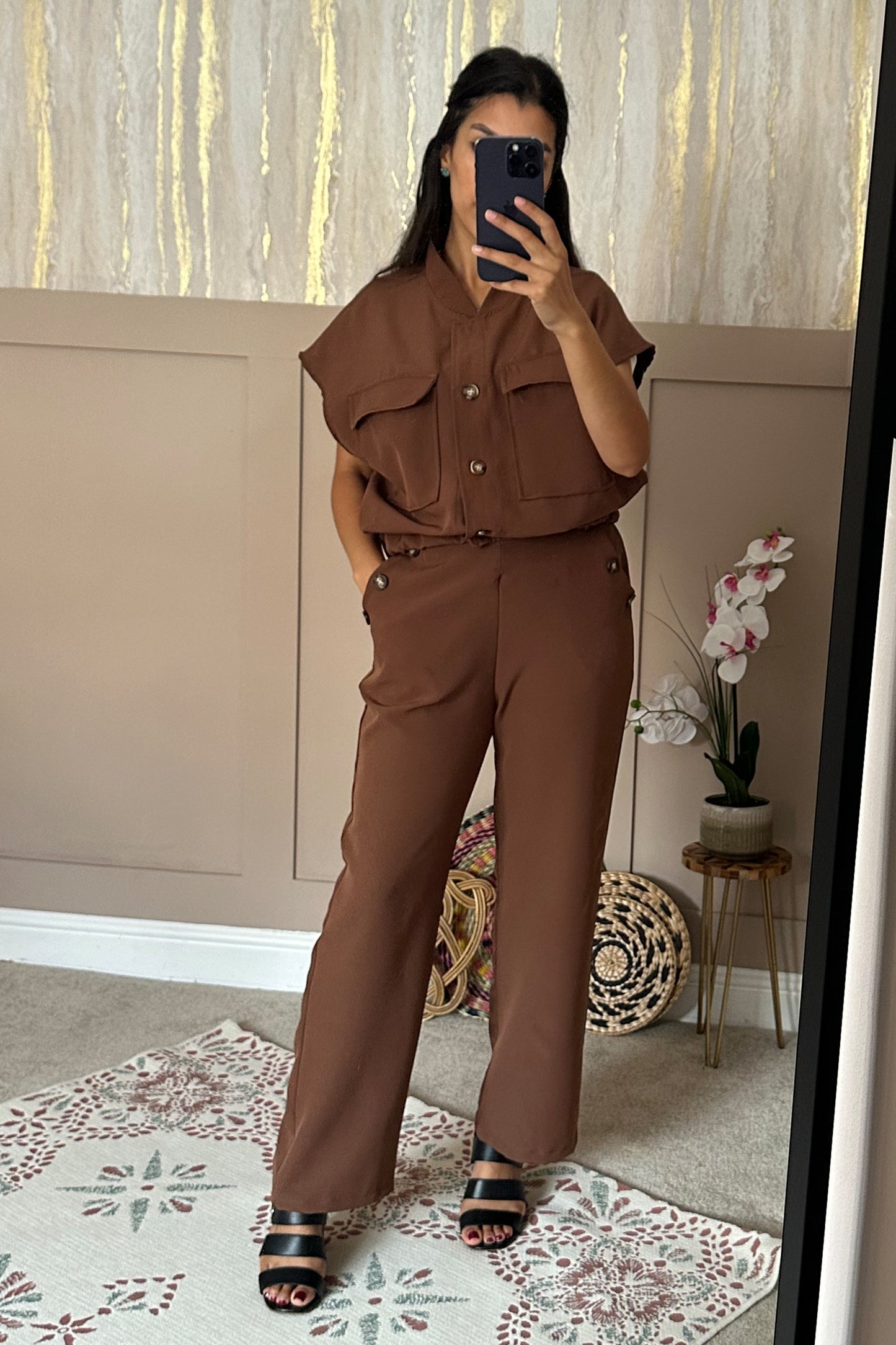 Esme Co-ord - Chocolate