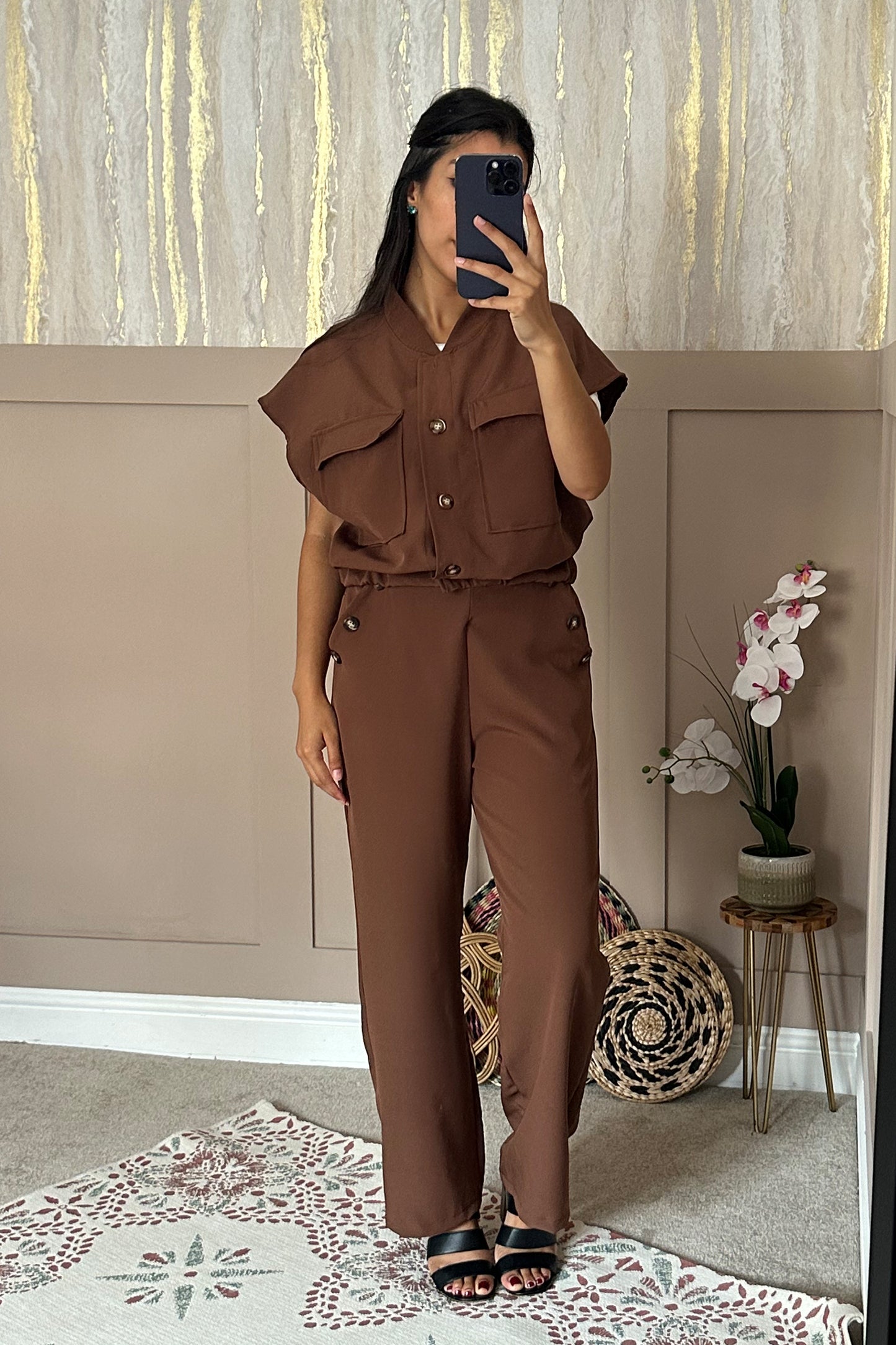 Esme Co-ord - Chocolate