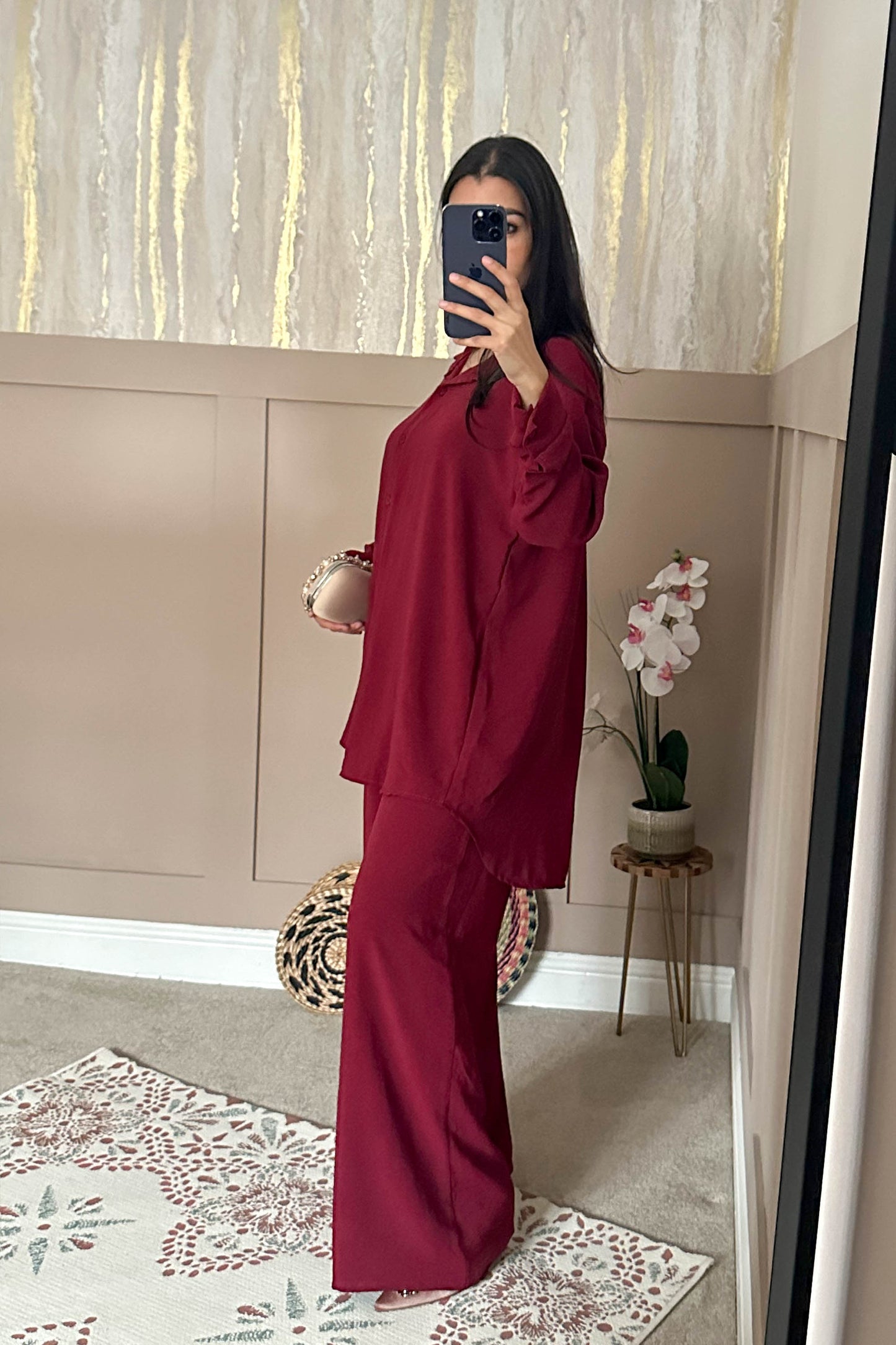 Ayla Co-ord - Ruby Red