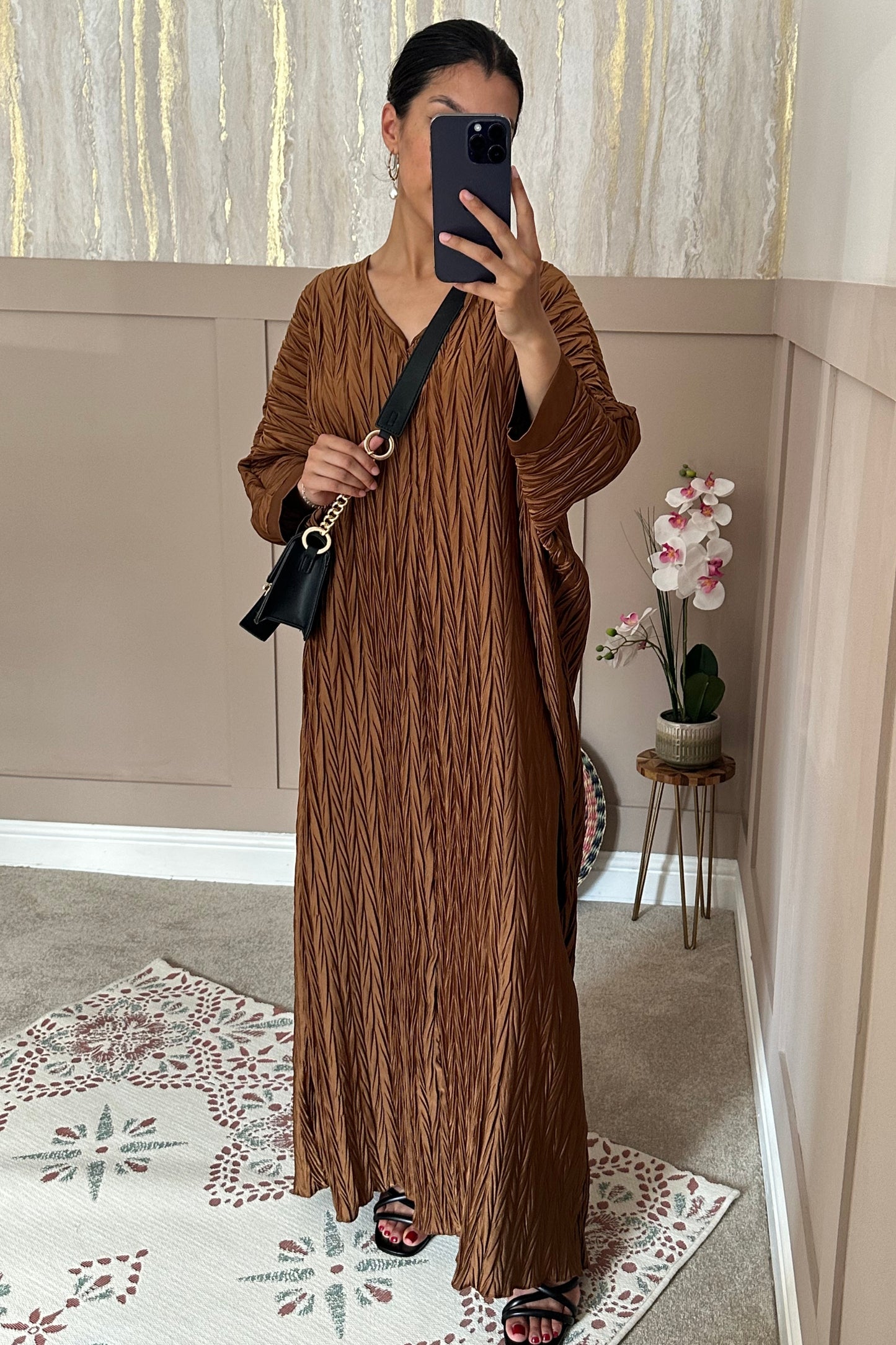 Elena Maxi Dress - Caramel