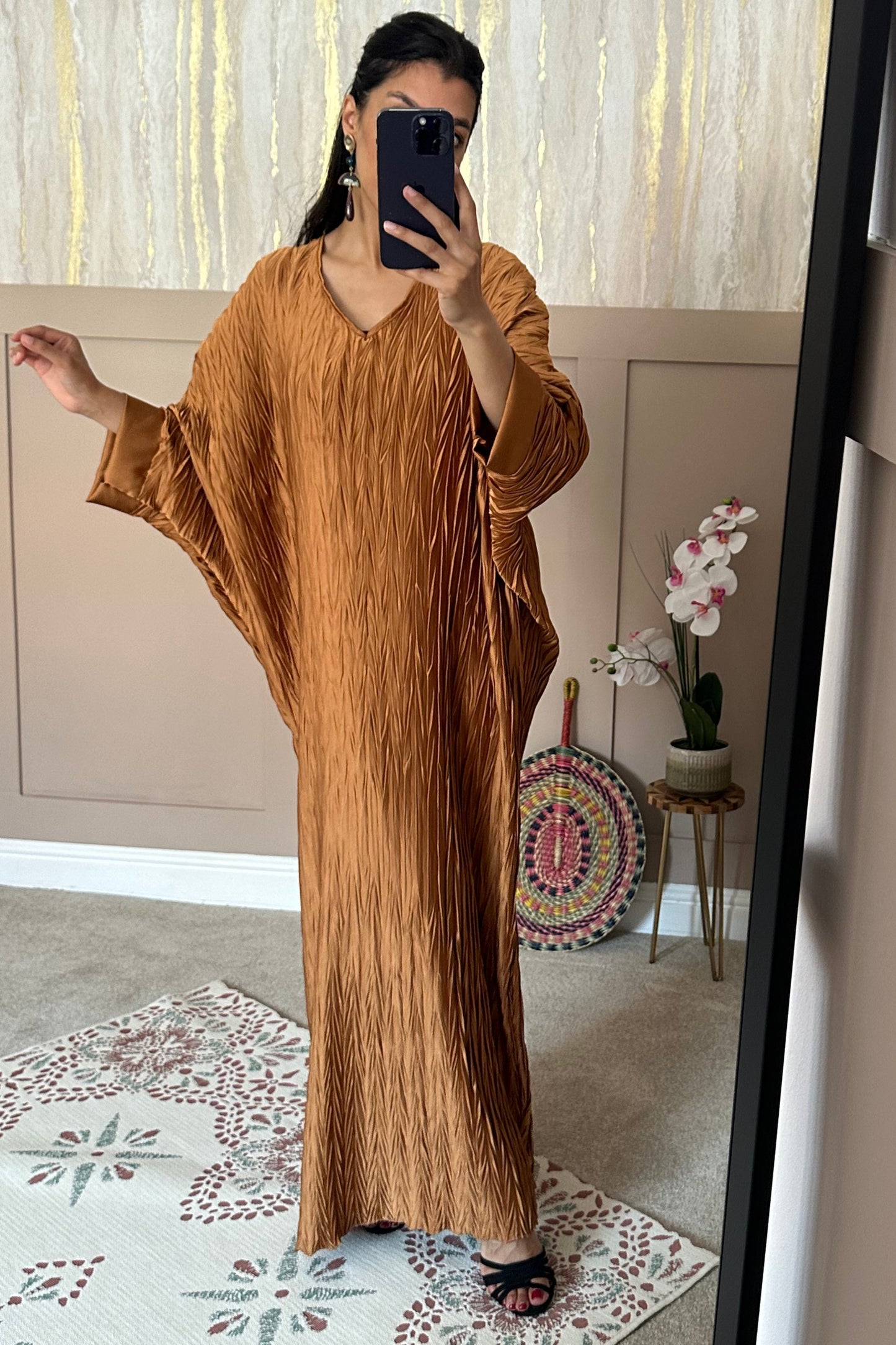 Elena Maxi Dress - Bronze