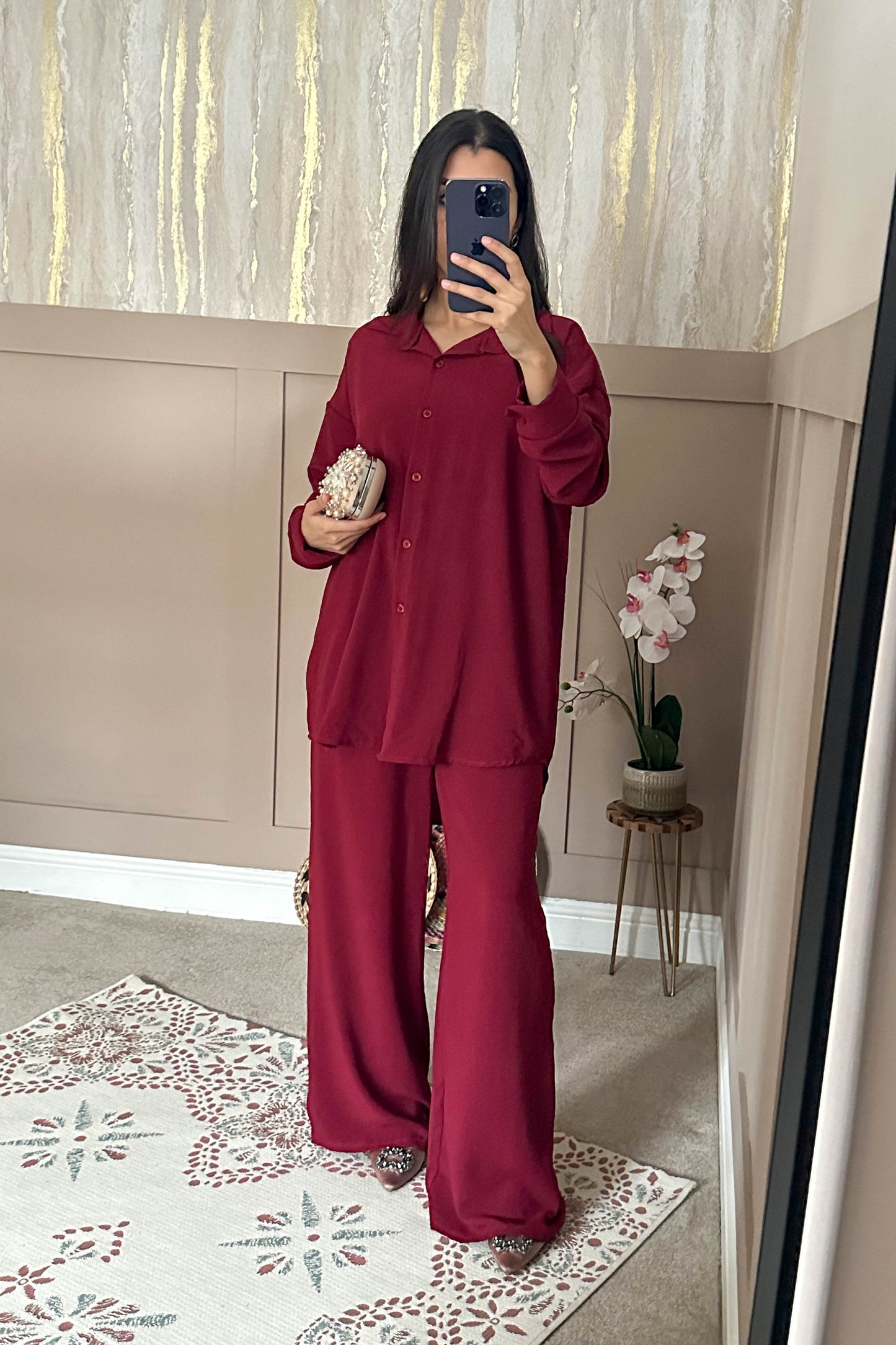 Ayla Co-ord - Ruby Red