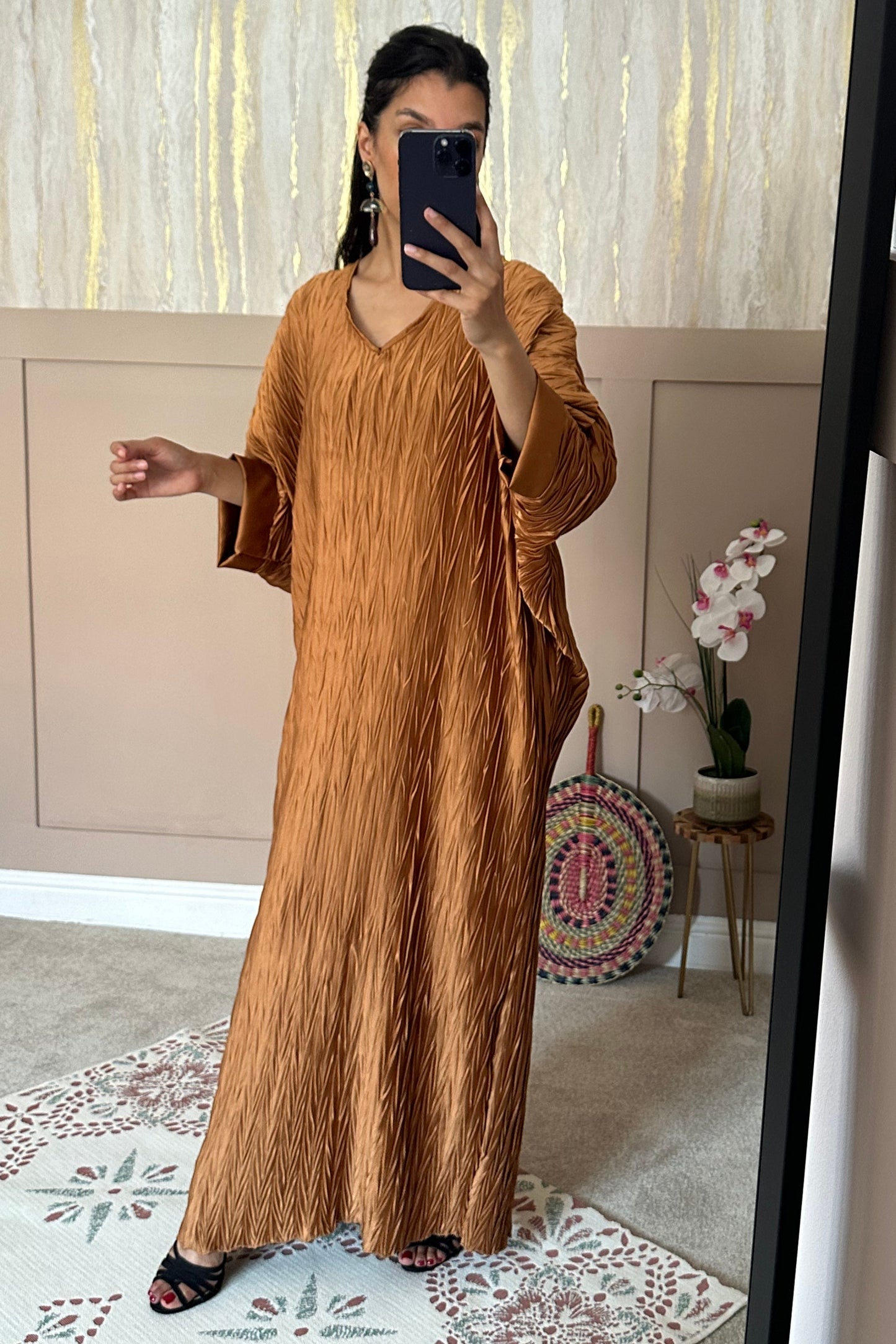 Elena Maxi Dress - Bronze