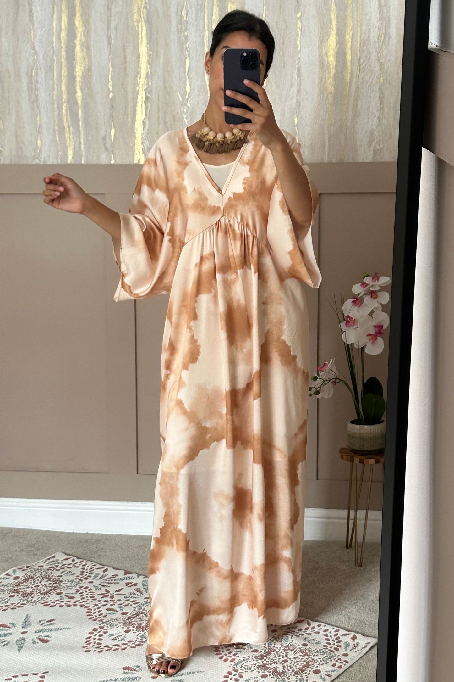 Lily Maxi Dress - Gold