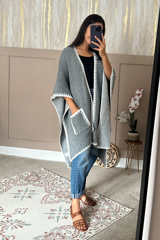 Elle Shawl - Grey