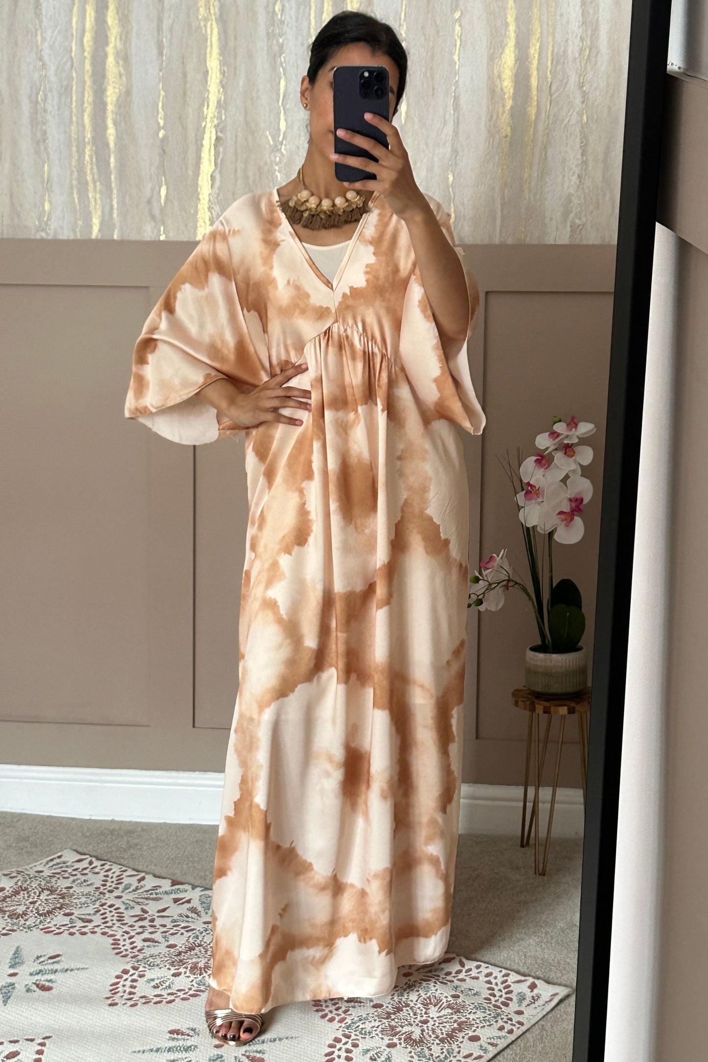 Lily Maxi Dress - Gold