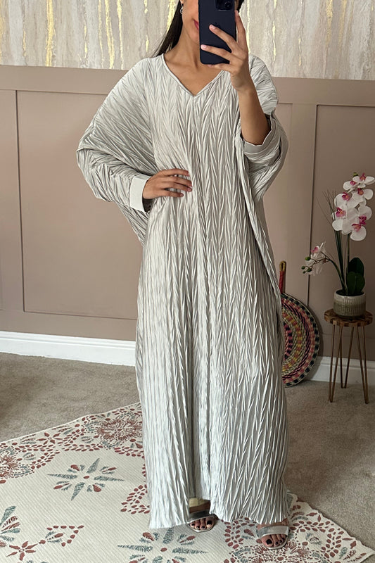 Elena Maxi Dress - Silver