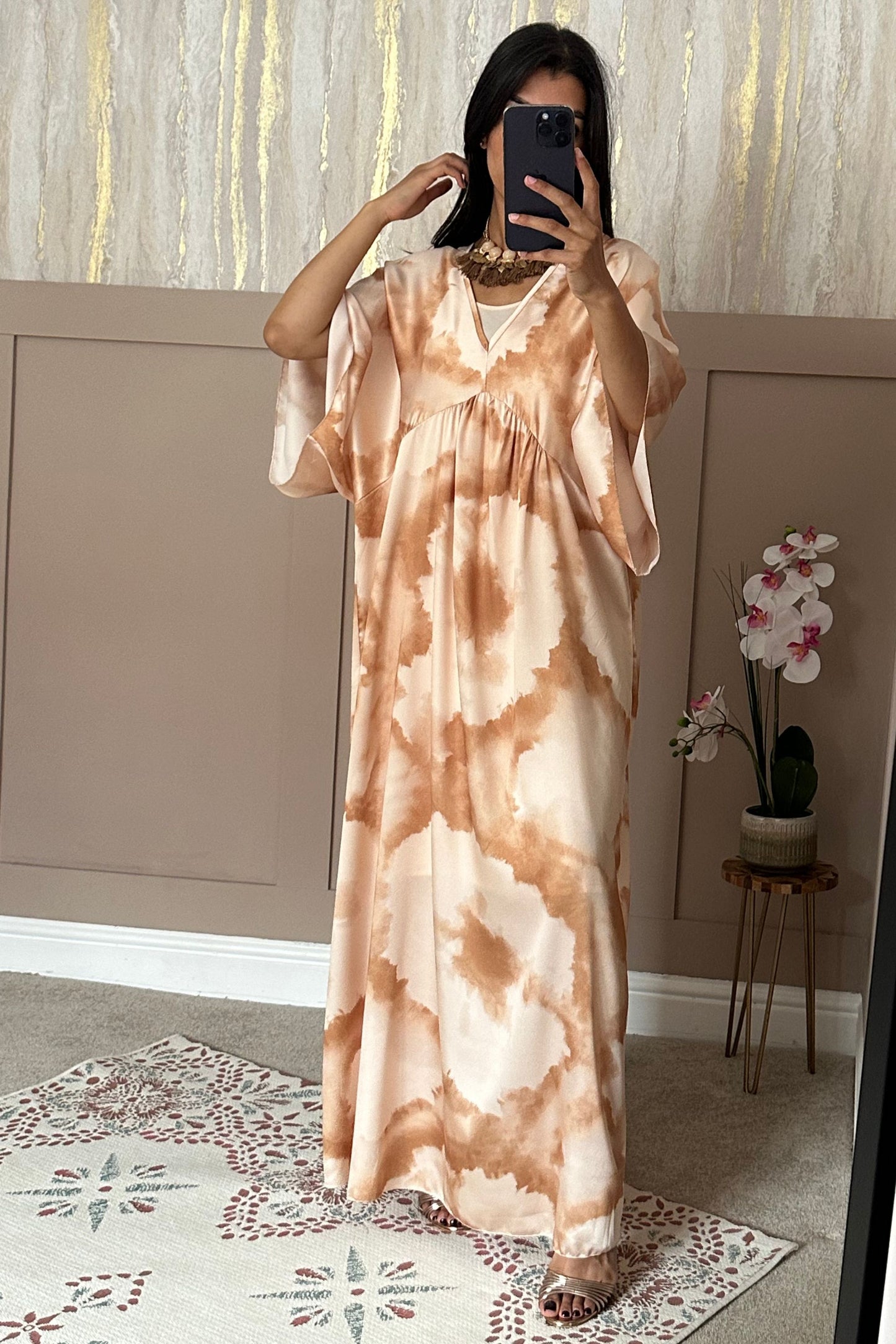 Lily Maxi Dress - Gold