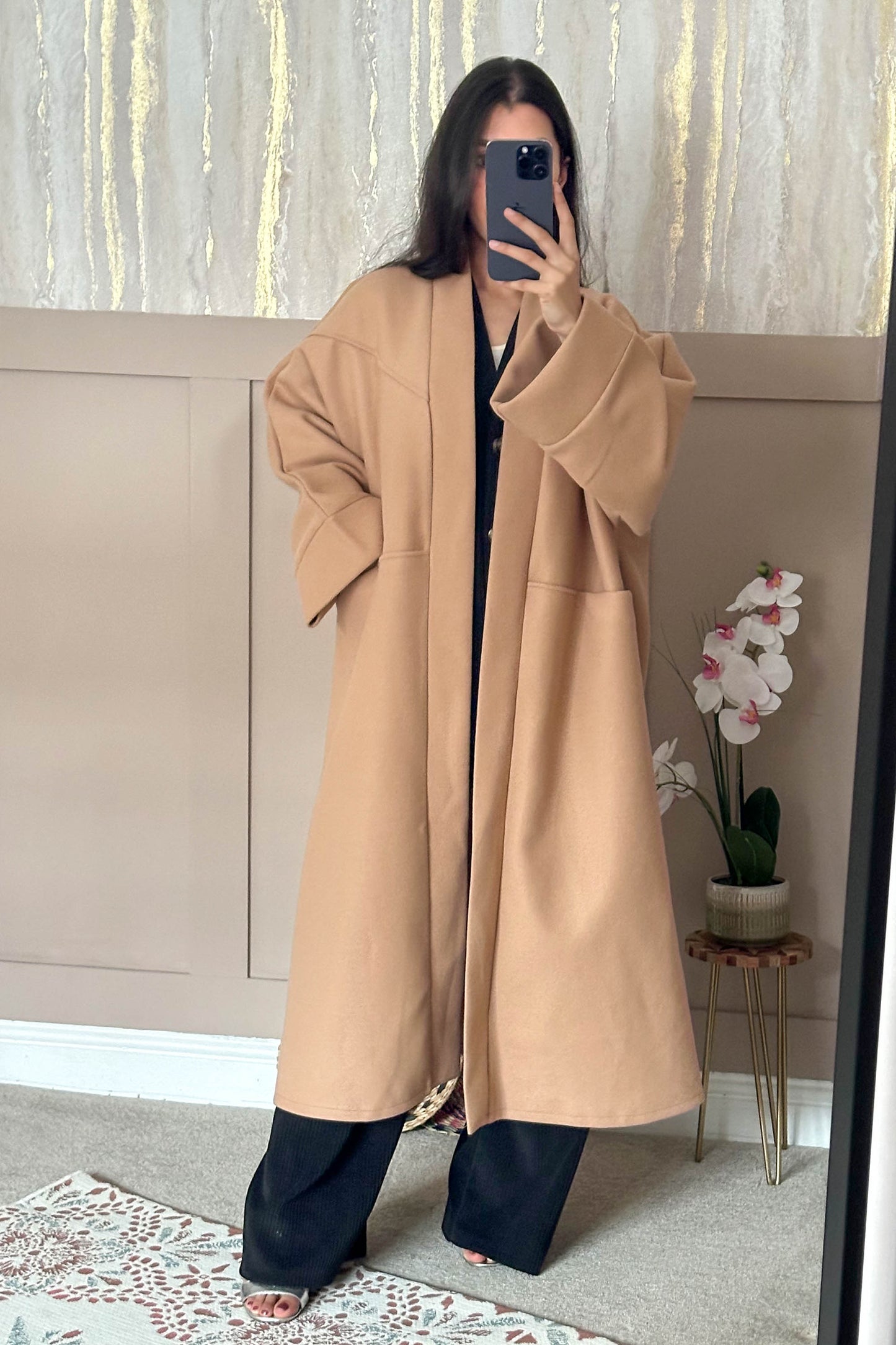 Millie Oversized Jacket - Sand