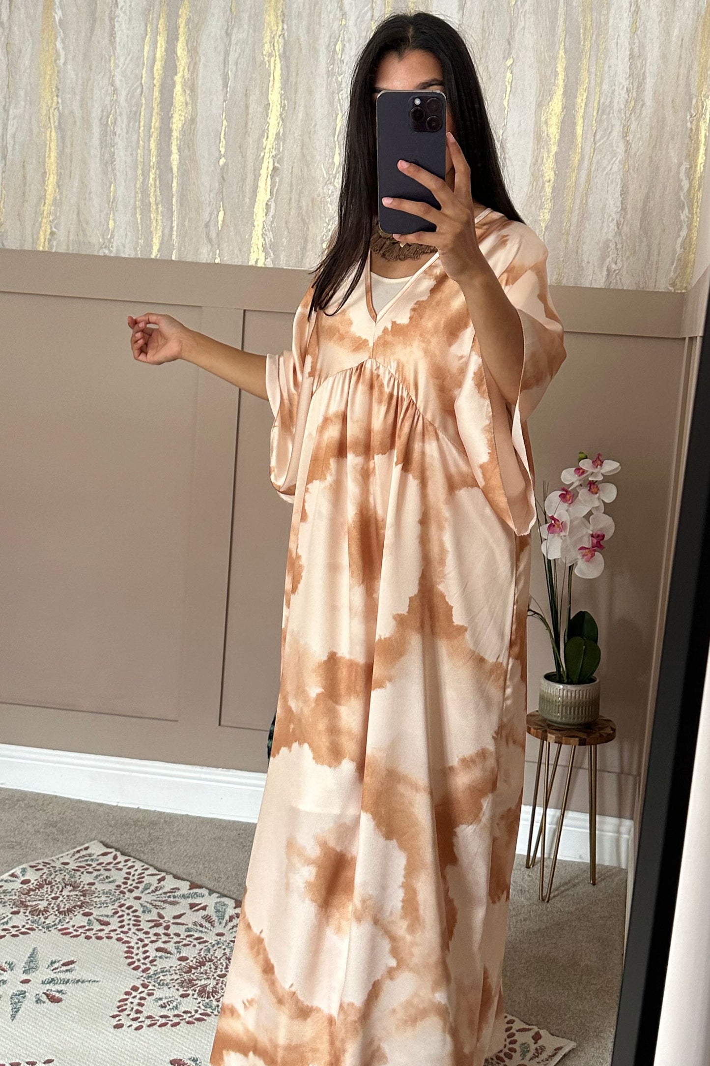 Lily Maxi Dress - Gold